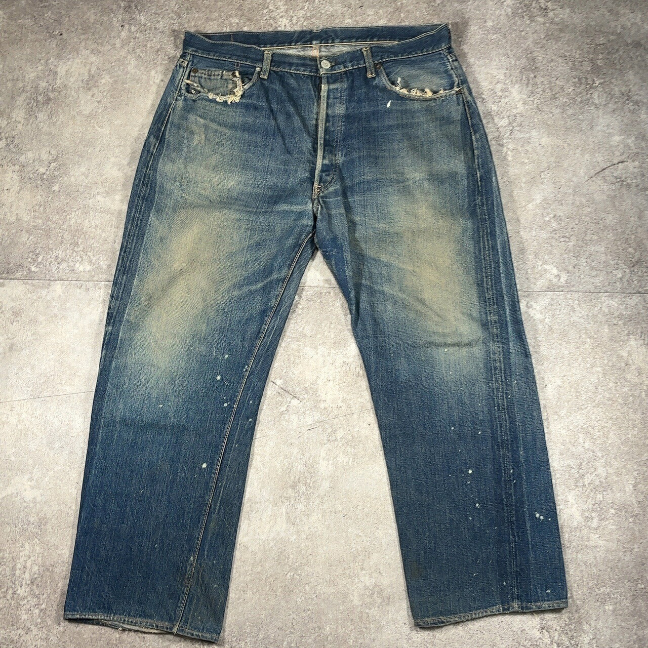 LEVI'S 60s 501 Big-E Red Selvedge USA Made Denim Jeans