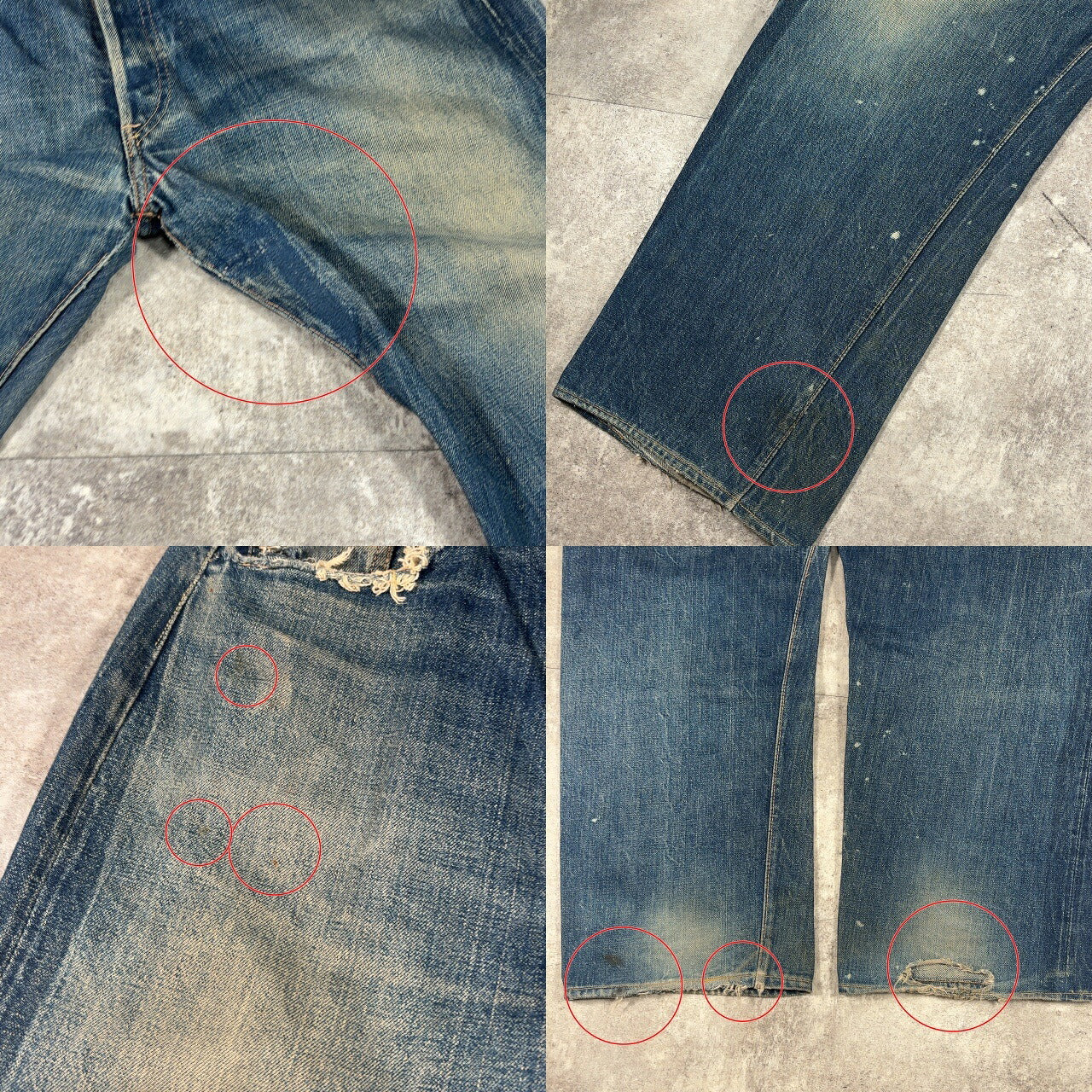 LEVI'S 60s 501 Big-E Red Selvedge USA Made Denim Jeans