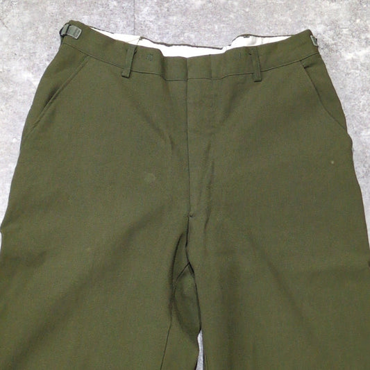 Vintage US.ARMY M-51 70s Olive Green Wool Pants Size M