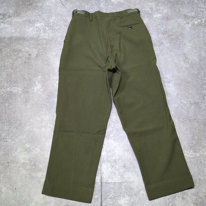 Vintage US.ARMY M-51 70s Olive Green Wool Pants Size M