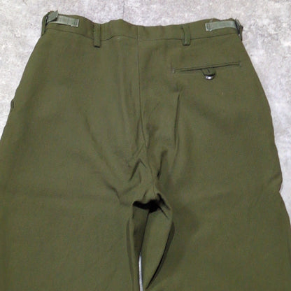 Vintage US.ARMY M-51 70s Olive Green Wool Pants Size M