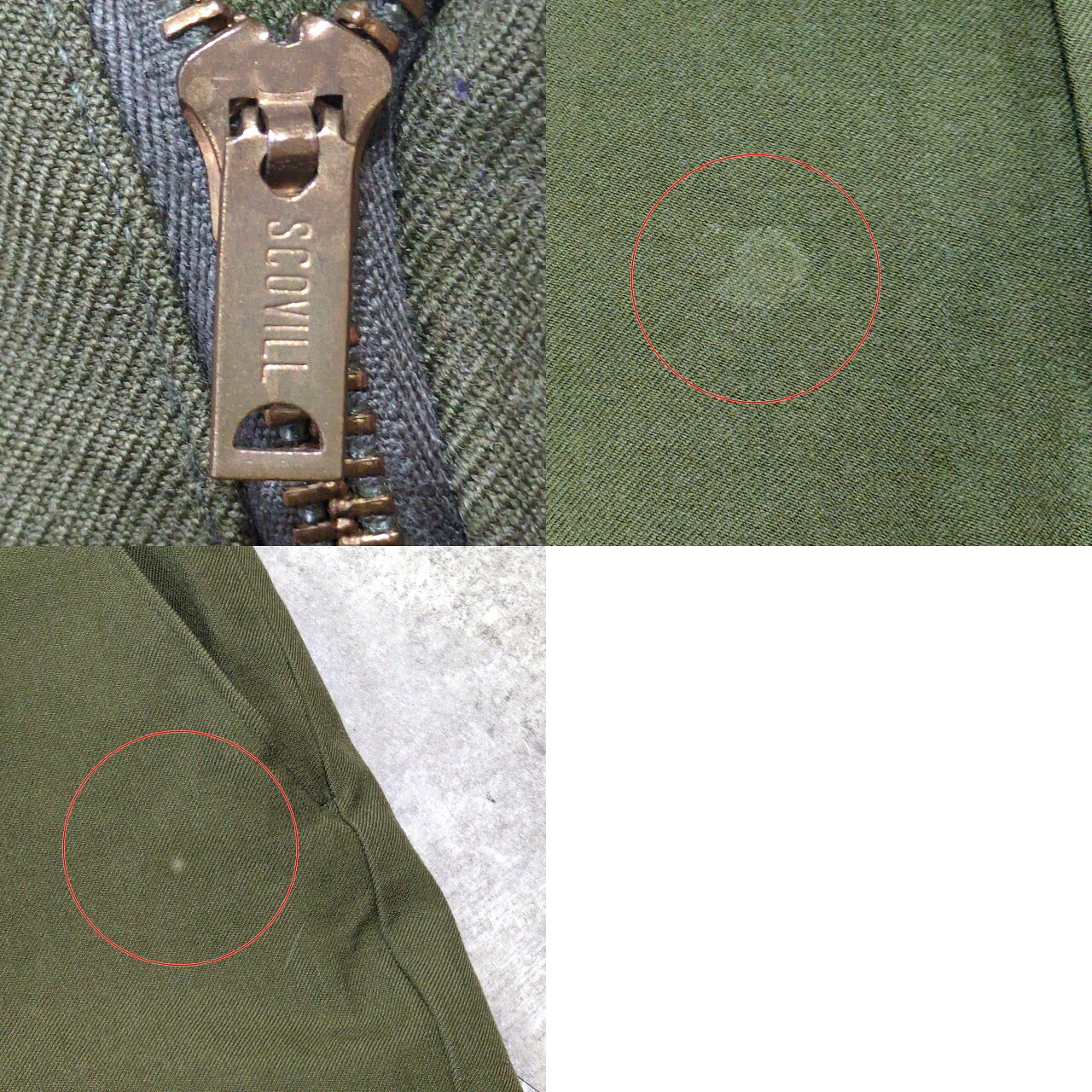 Vintage US.ARMY M-51 70s Olive Green Wool Pants Size M