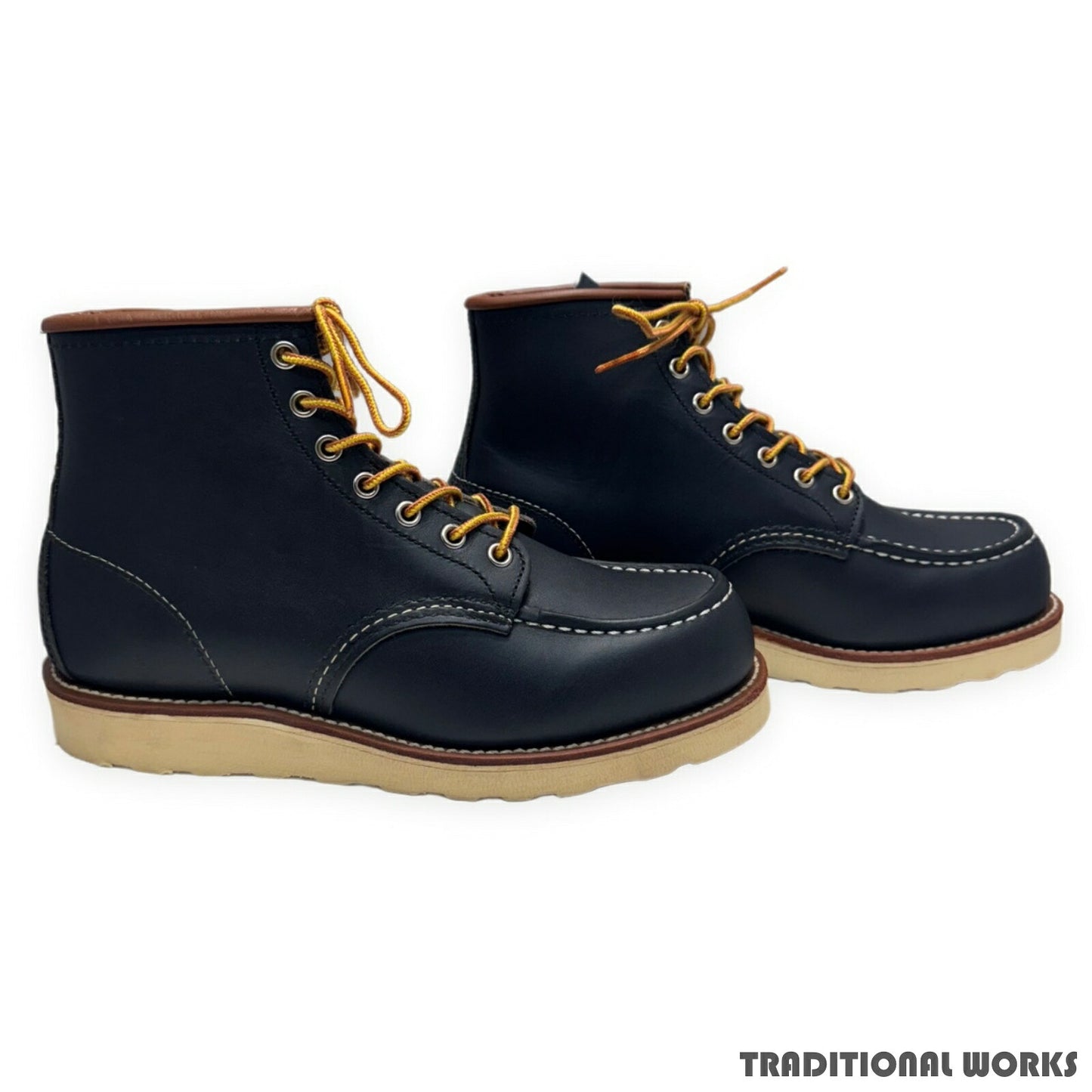 Red Wing 8859 6inch Classic Moc Boots Navy Size US7
