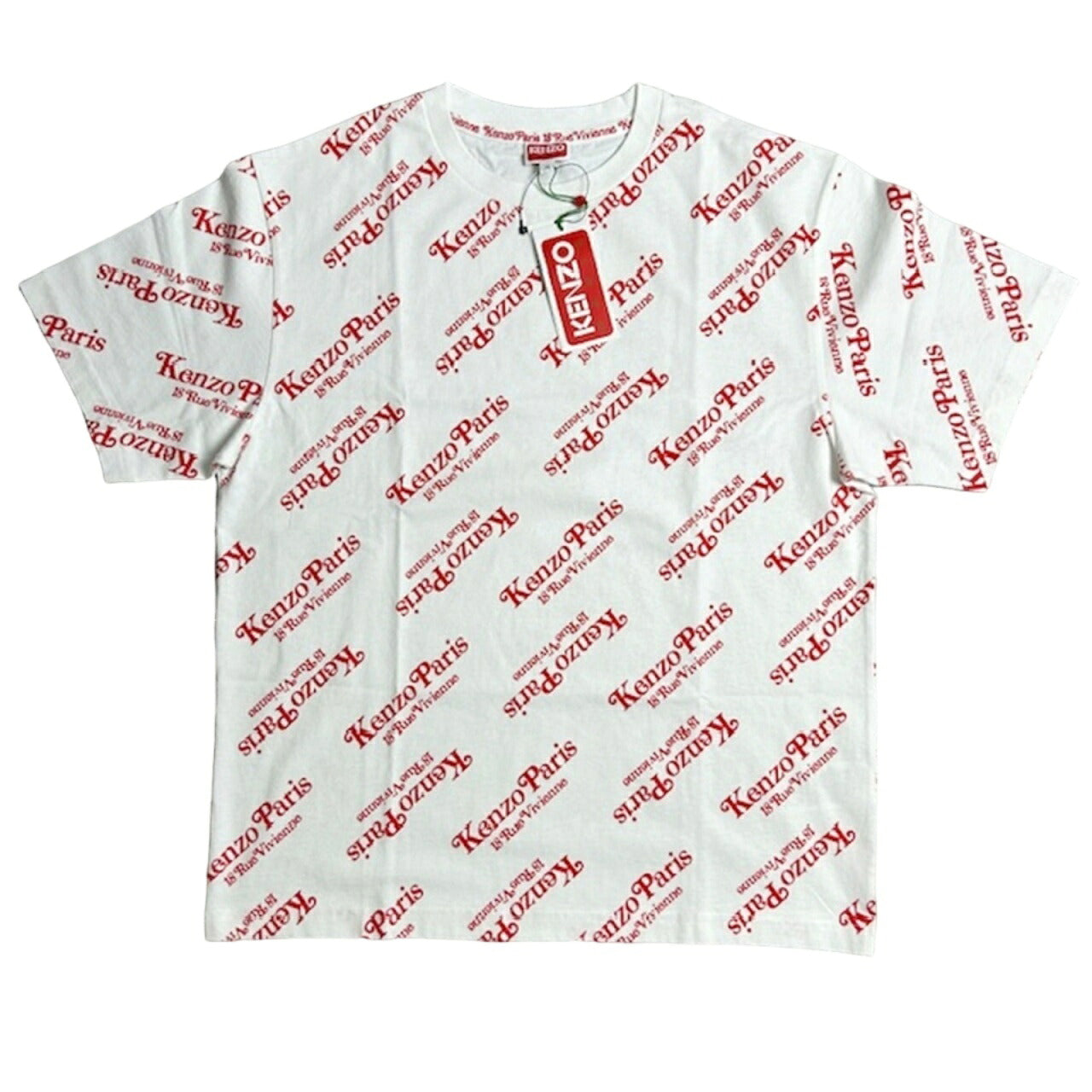 KENZO x VERDY Cotton Long Sleeve Graphic White Shirt Size M