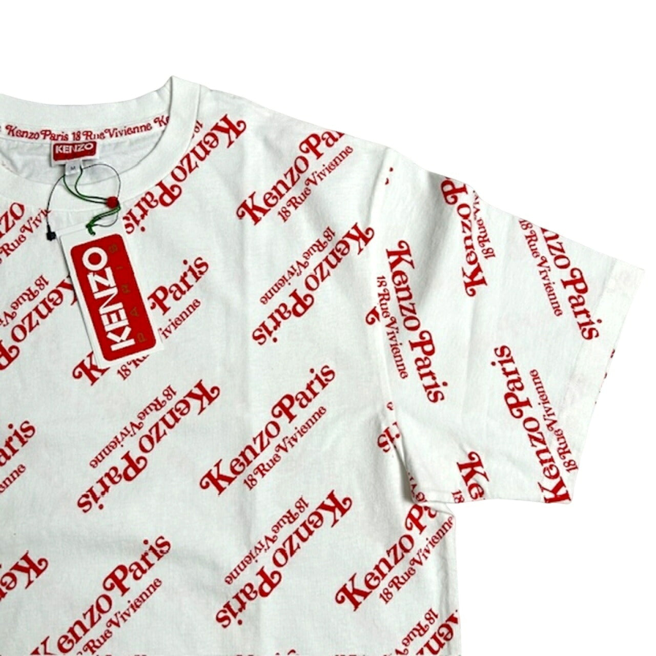 KENZO x VERDY Cotton Long Sleeve Graphic White Shirt Size M
