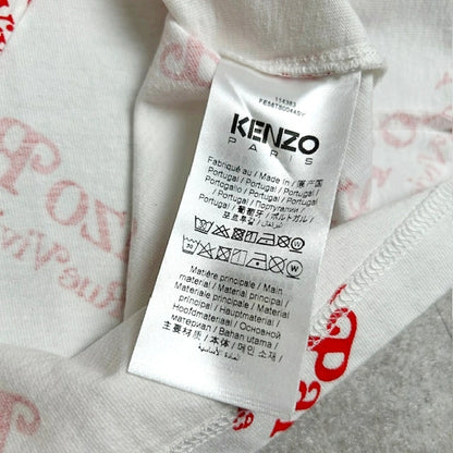 KENZO x VERDY Cotton Long Sleeve Graphic White Shirt Size M