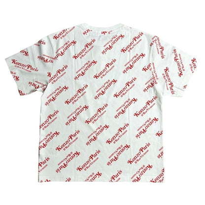 KENZO x VERDY Cotton Long Sleeve Graphic White Shirt Size M