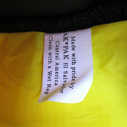 YAK PAK 90s Messenger Bag Black/Yellow Size ONE SIZE