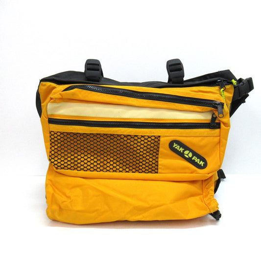 YAK PAK 90s Messenger Bag Black/Yellow Size ONE SIZE