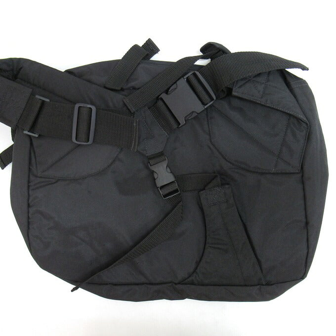 YAK PAK 90s Messenger Bag Black/Grey Size ONE SIZE