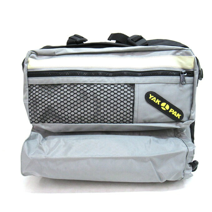 YAK PAK 90s Messenger Bag Black/Grey Size ONE SIZE