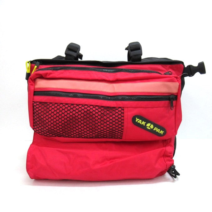 YAK PAK 90s-00s Student Day Bag Black/Red Size ONE SIZE