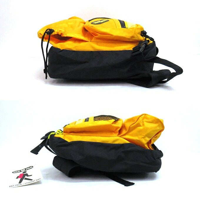YAK PAK 90s-00s Student Day Bag Black/Yellow Size ONE SIZE