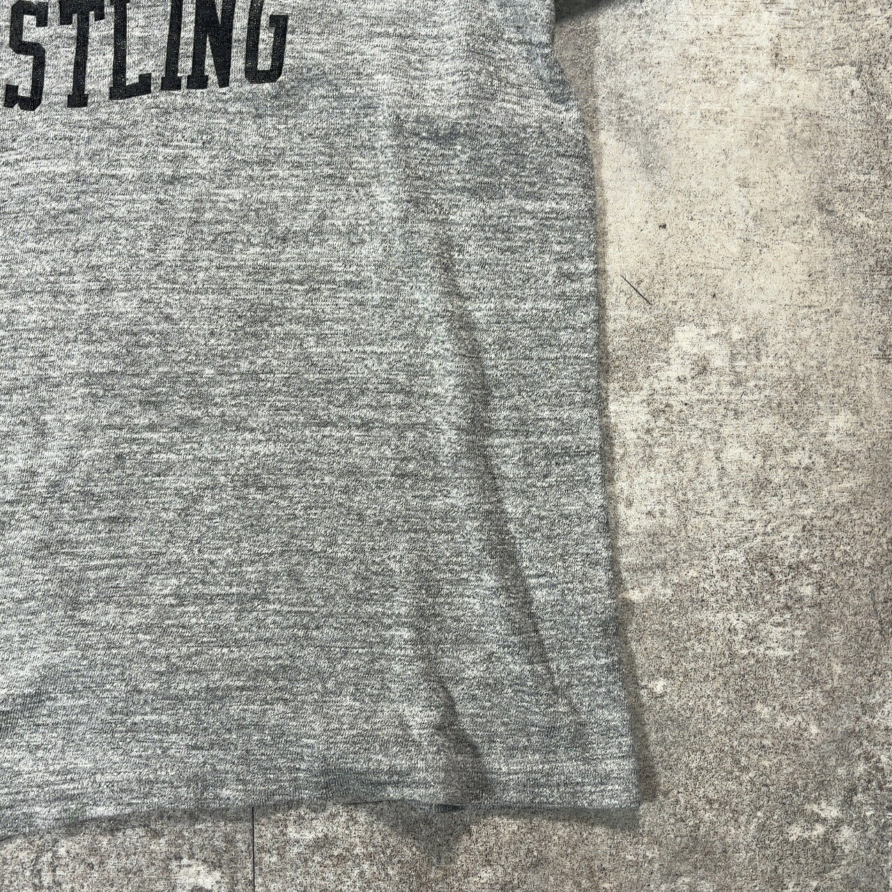 RUSSELL 60s Vintage Black Tag Heather Gray T-Shirt Size M