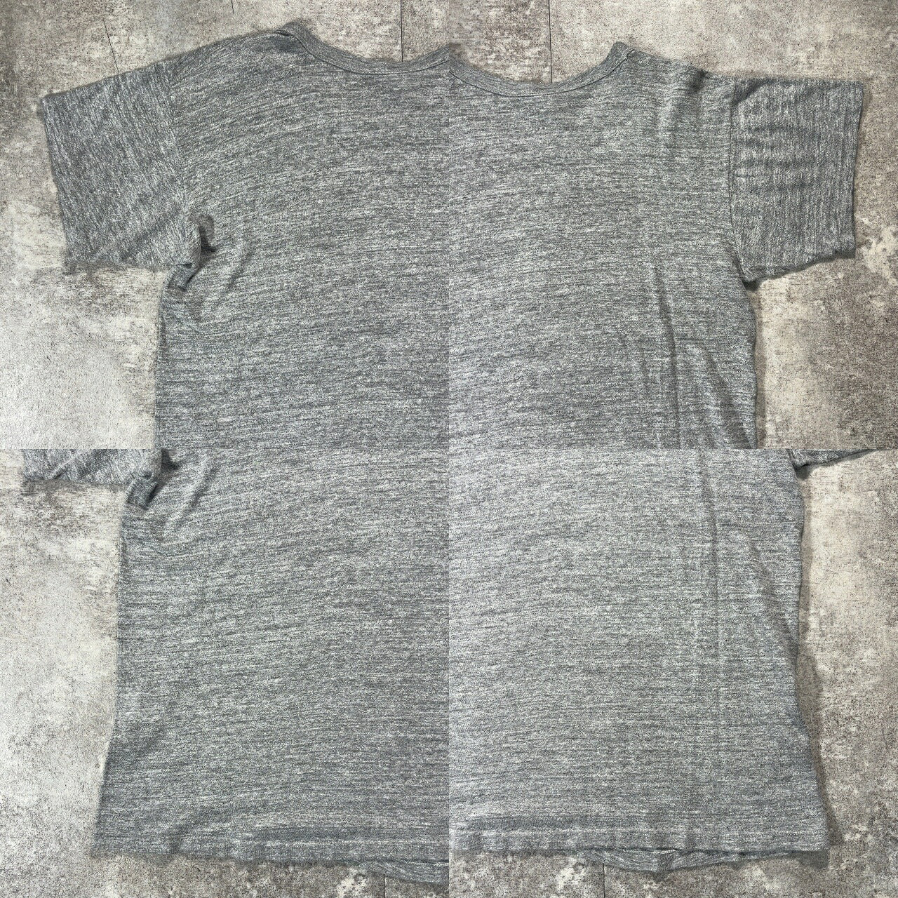 RUSSELL 60s Vintage Black Tag Heather Gray T-Shirt Size M