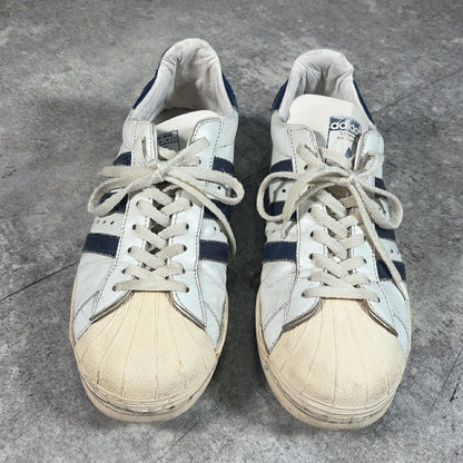 SUPERSTAR 80s Vintage Leather Low-Top Sneakers Size 27cm