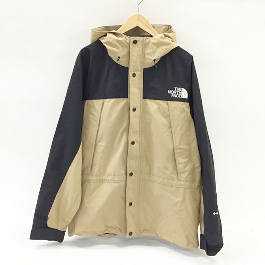 THE NORTH FACE Mountain Light Jacket Beige Black Size XL
