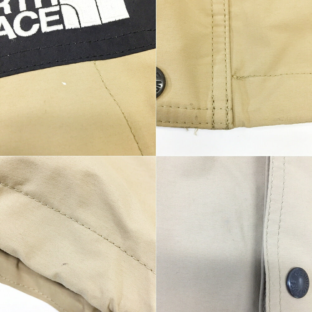 THE NORTH FACE Mountain Light Jacket Beige Black Size XL