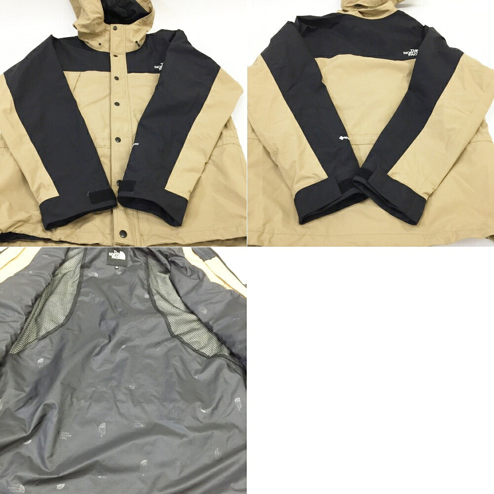 THE NORTH FACE Mountain Light Jacket Beige Black Size XL