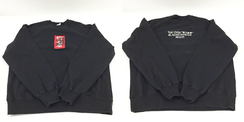 THE BLACK EYE PATCH x YUKI CHIBA Sweatshirt Black Size L
