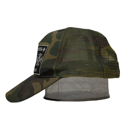 Vintage CHROME HEARTS CH PATCH Green Camo Mesh Size ONE SIZE