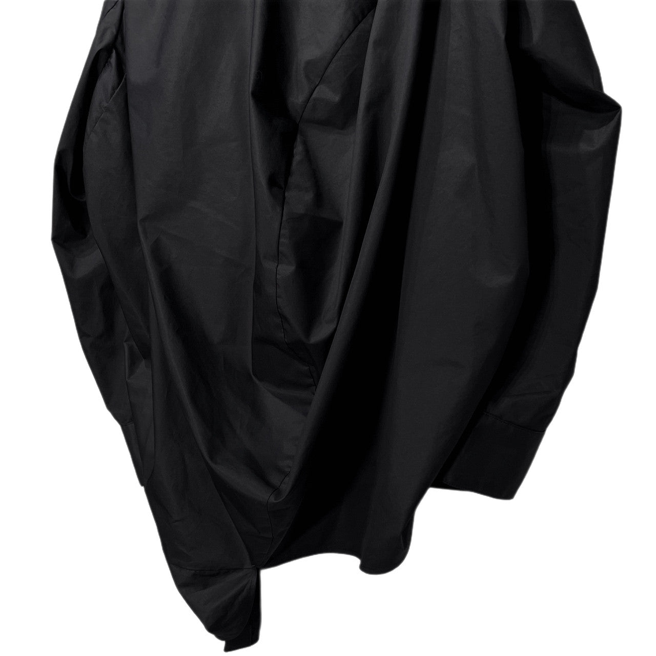 ANREALAGE Black Ball Deconstructed Long Sleeve Shirt Size 48