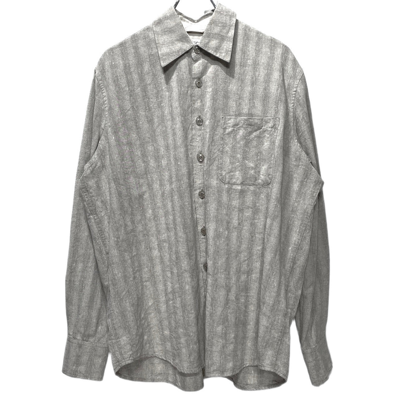 OUR LEGACY 26SS Shadow Stripe Regular Shirt Gray Size 44