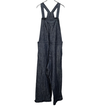 O PROJECT Cotton Linen Blue Denim Overalls Size M