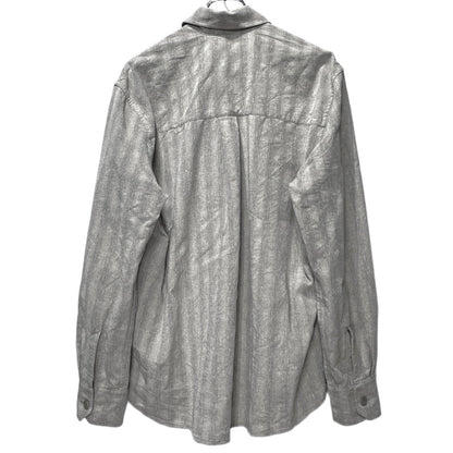 OUR LEGACY 26SS Shadow Stripe Regular Shirt Gray Size 44