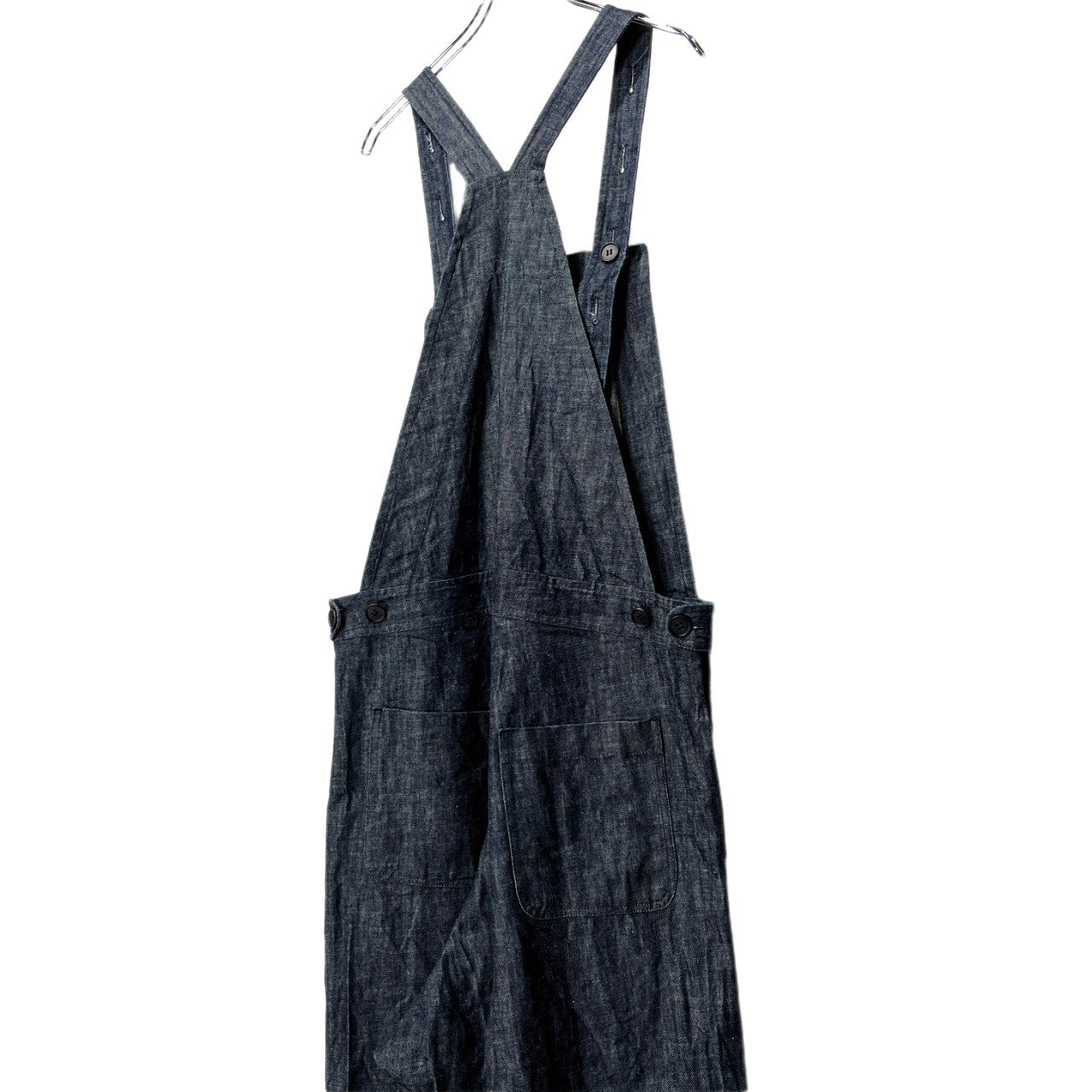 O PROJECT Cotton Linen Blue Denim Overalls Size M