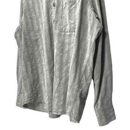 OUR LEGACY 26SS Shadow Stripe Regular Shirt Gray Size 44