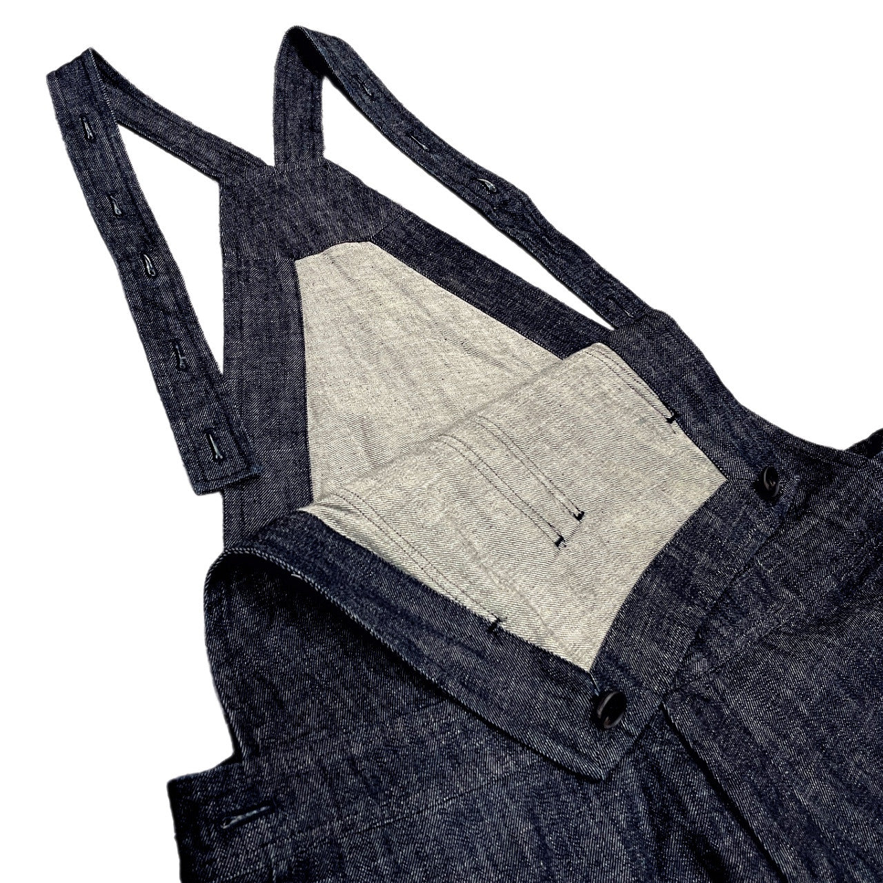 O PROJECT Cotton Linen Blue Denim Overalls Size M