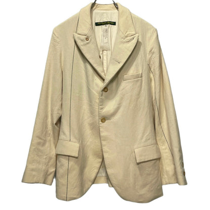 Paul Harnden Shoemakers Beige Pinstripe Wool Tweed 4B Size S