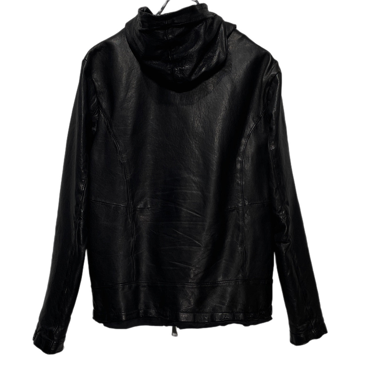 GIORGIO BRATO 17SS Lamb Leather Hooded Jacket Size 46