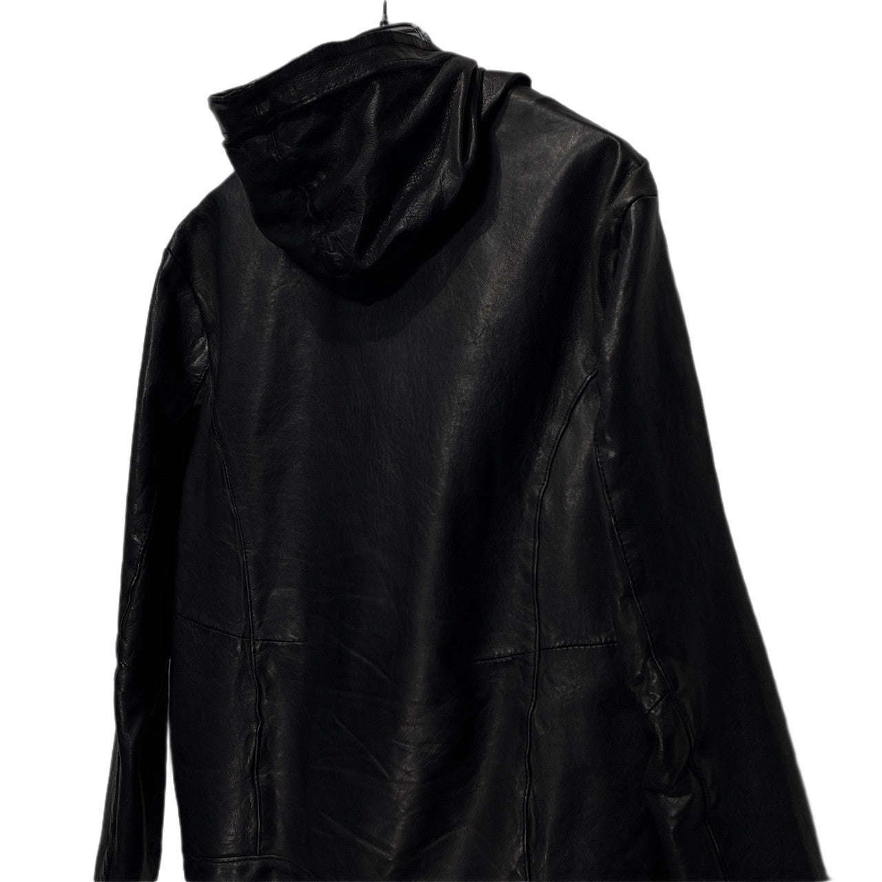 GIORGIO BRATO 17SS Lamb Leather Hooded Jacket Size 46