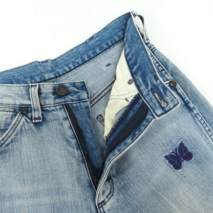 Needles x Wrangler Flare Denim Indigo Jeans Pants Size XS