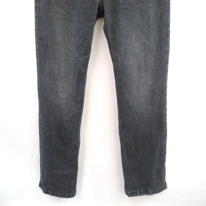 AMI PARIS Straight Black Denim Pants Size 28