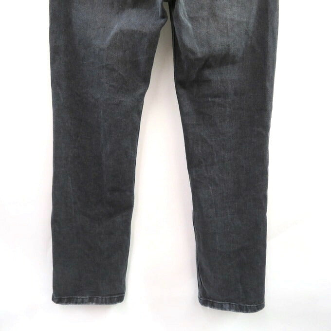 AMI PARIS Straight Black Denim Pants Size 28