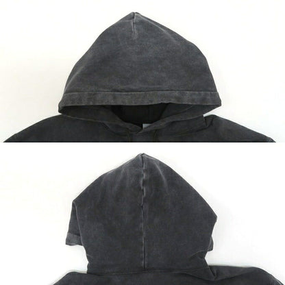 CHALLENGER College Pullover Hoodie Black Size M
