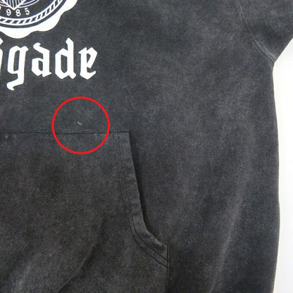CHALLENGER College Pullover Hoodie Black Size M