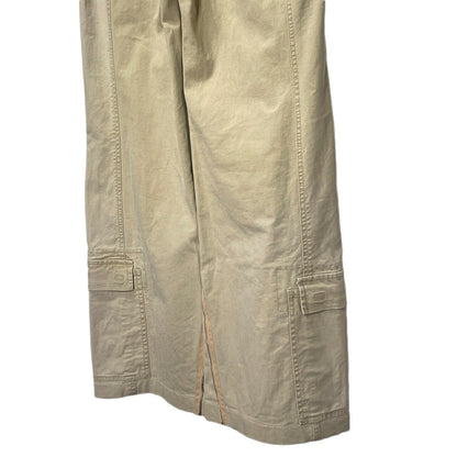 SPORTMAX CODE Beige Cotton Wide Double Belt Pants Size 38