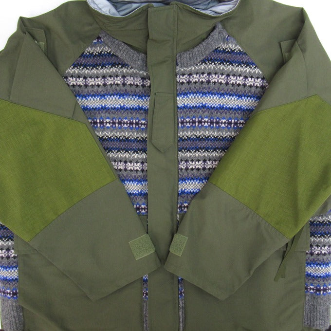 COMME des GAR 21AW Nylon Jacquard Jacket Multi Size M