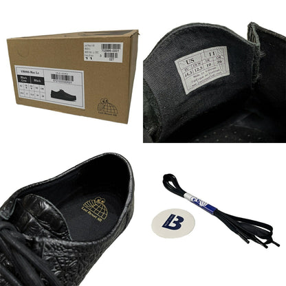 Last Resort AB MOC LO Black Croc Embossed Leather Size 29cm
