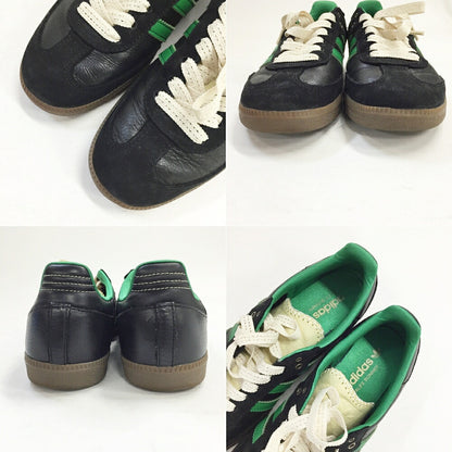 adidas x Wales Bonner Samba Black/Green Sneakers Size 8.5