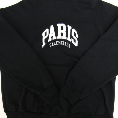 BALENCIAGA 22SS Cities Paris Logo Hoodie Black Size L