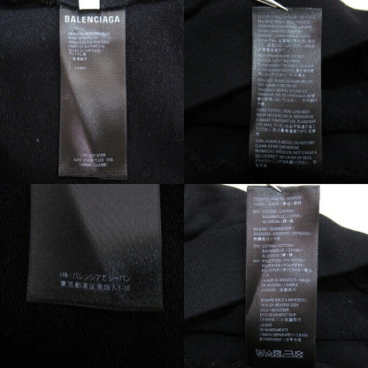 BALENCIAGA 22SS Cities Paris Logo Hoodie Black Size L