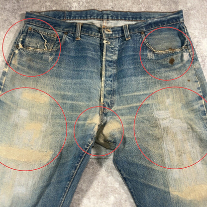 LEVI'S 60s-70s Big-E 501 Blue Made in USA Vintage Jeans