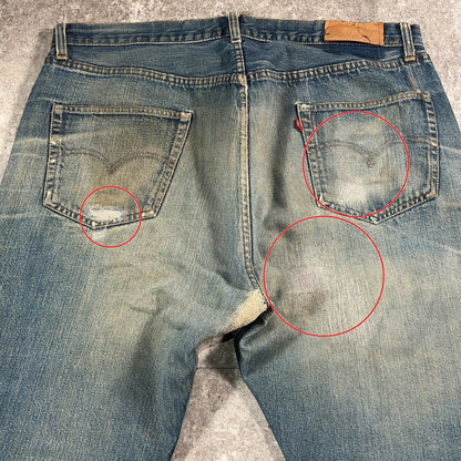 LEVI'S 60s-70s Big-E 501 Blue Made in USA Vintage Jeans