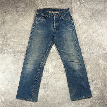 LEVI'S Vintage 60s Big-E 501 Denim Jeans Blue Size W28