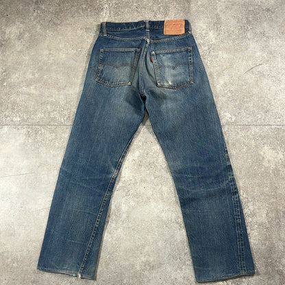 LEVI'S Vintage 60s Big-E 501 Denim Jeans Blue Size W28